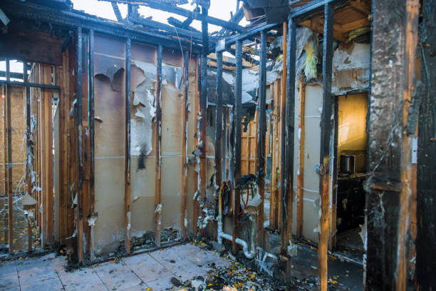Professional Fire Damage Repair technician working in Woodville, TX